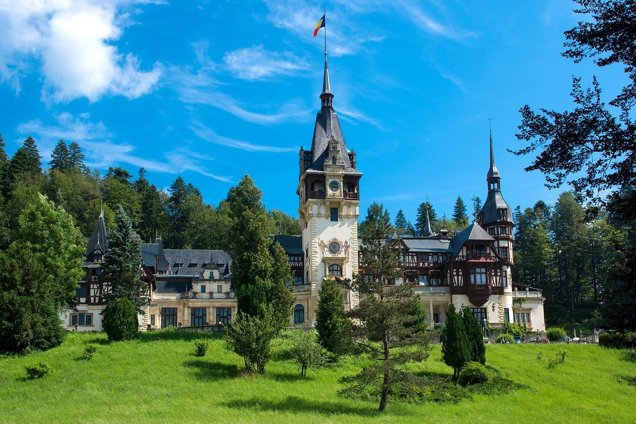 carpathian mountains, castles, peles castle