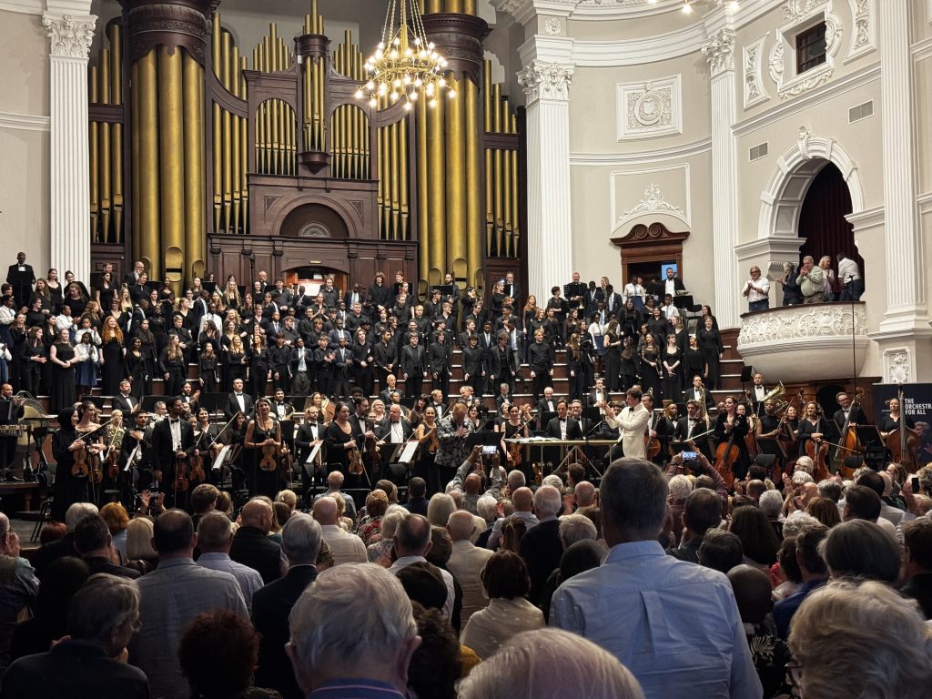 National Youth Children Choir of Great Britain performing in South Africa